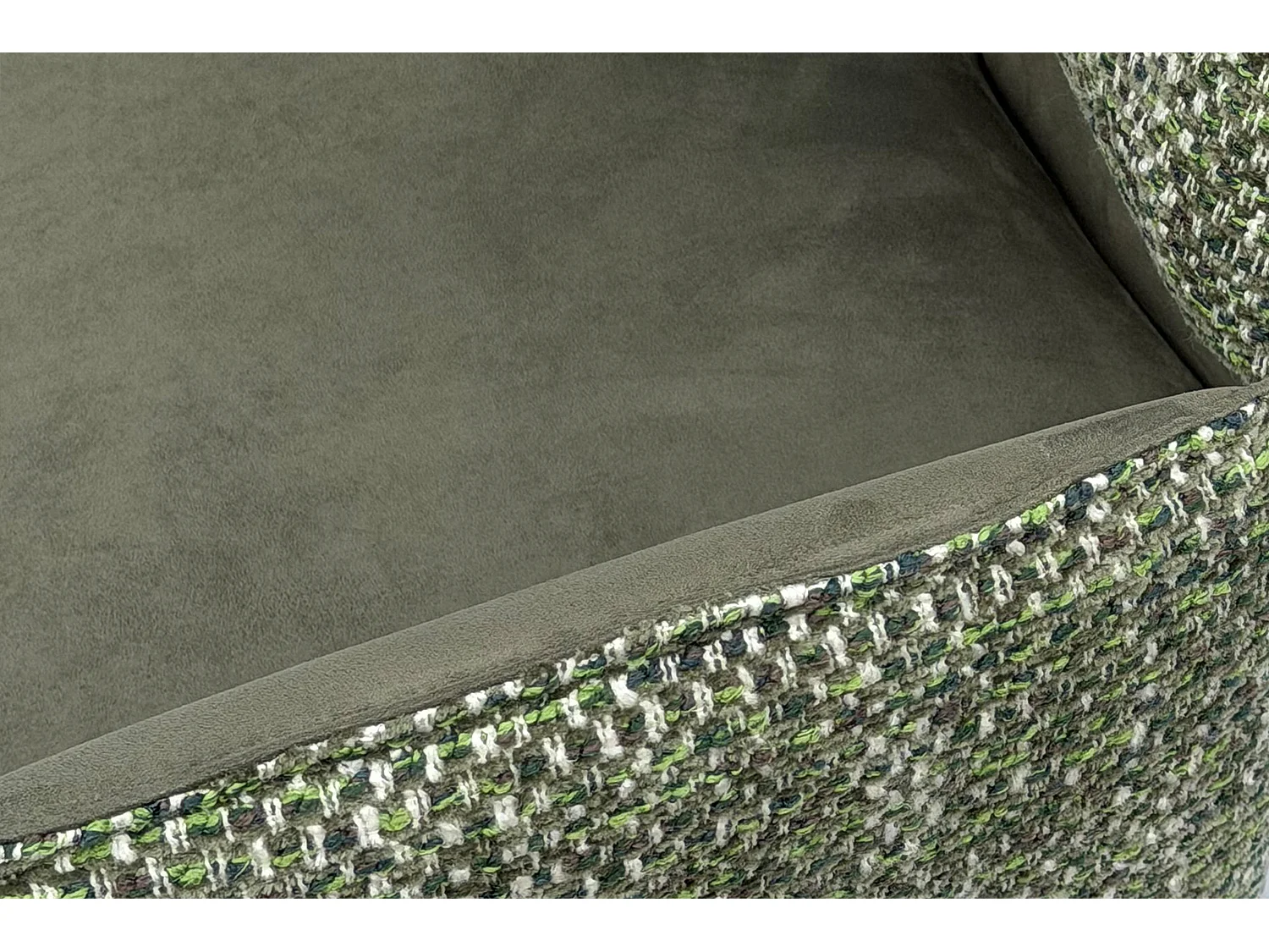 Silla de comedor - Verde Tejido - EDENIA