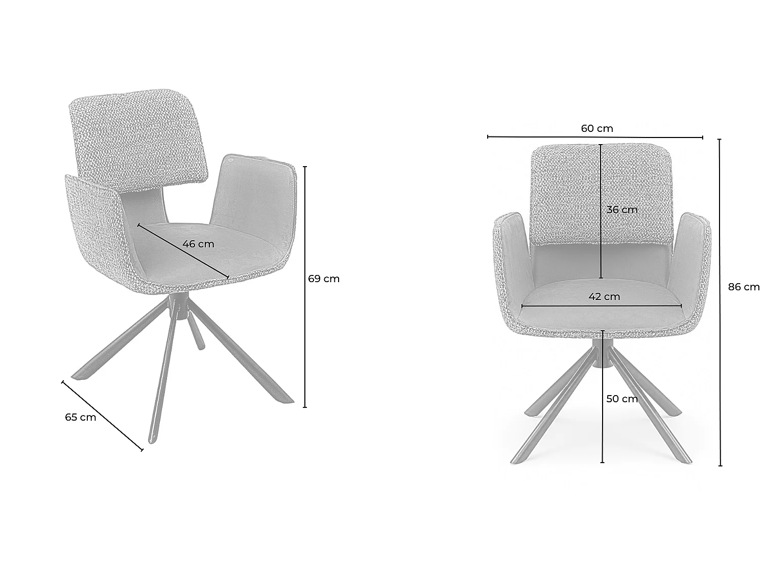 Silla de comedor - Verde Tejido - EDENIA