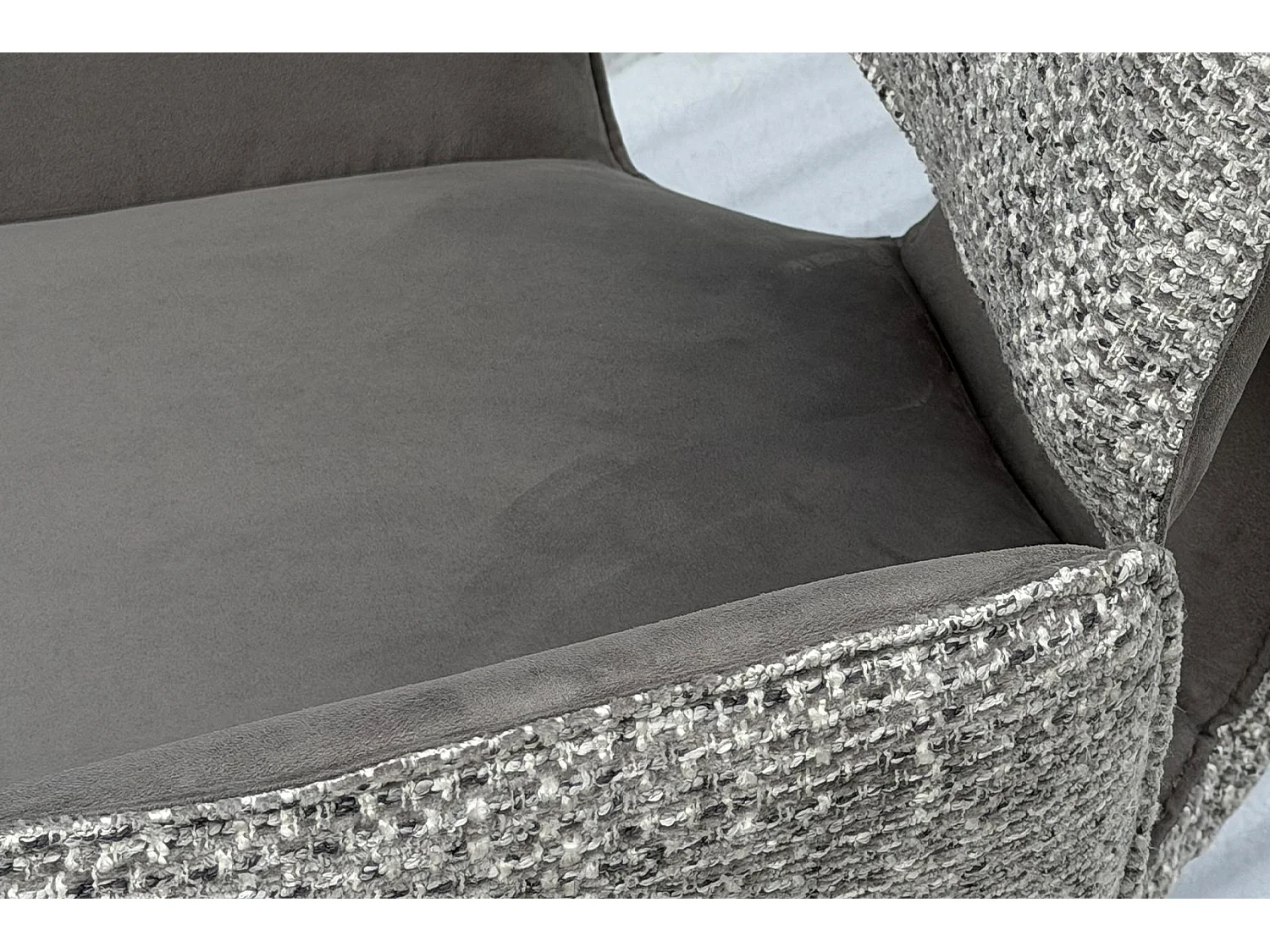 Silla de comedor - Gris Tejido - EDENIA