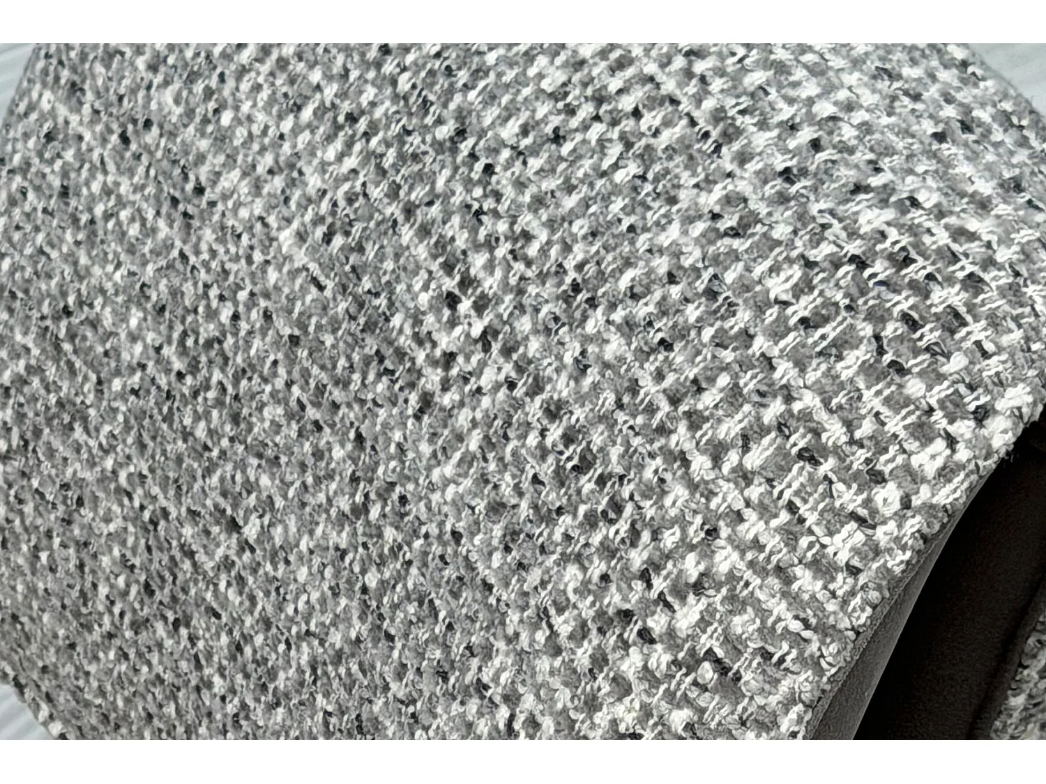 Silla de comedor - Gris Tejido - EDENIA