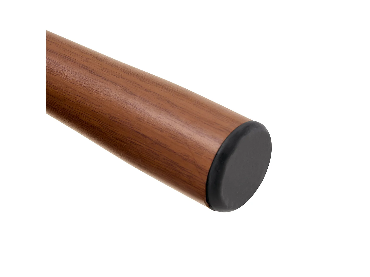 Set van 2 eetkamerstoelen met halfronde gestoffeerde rug en metalen poten