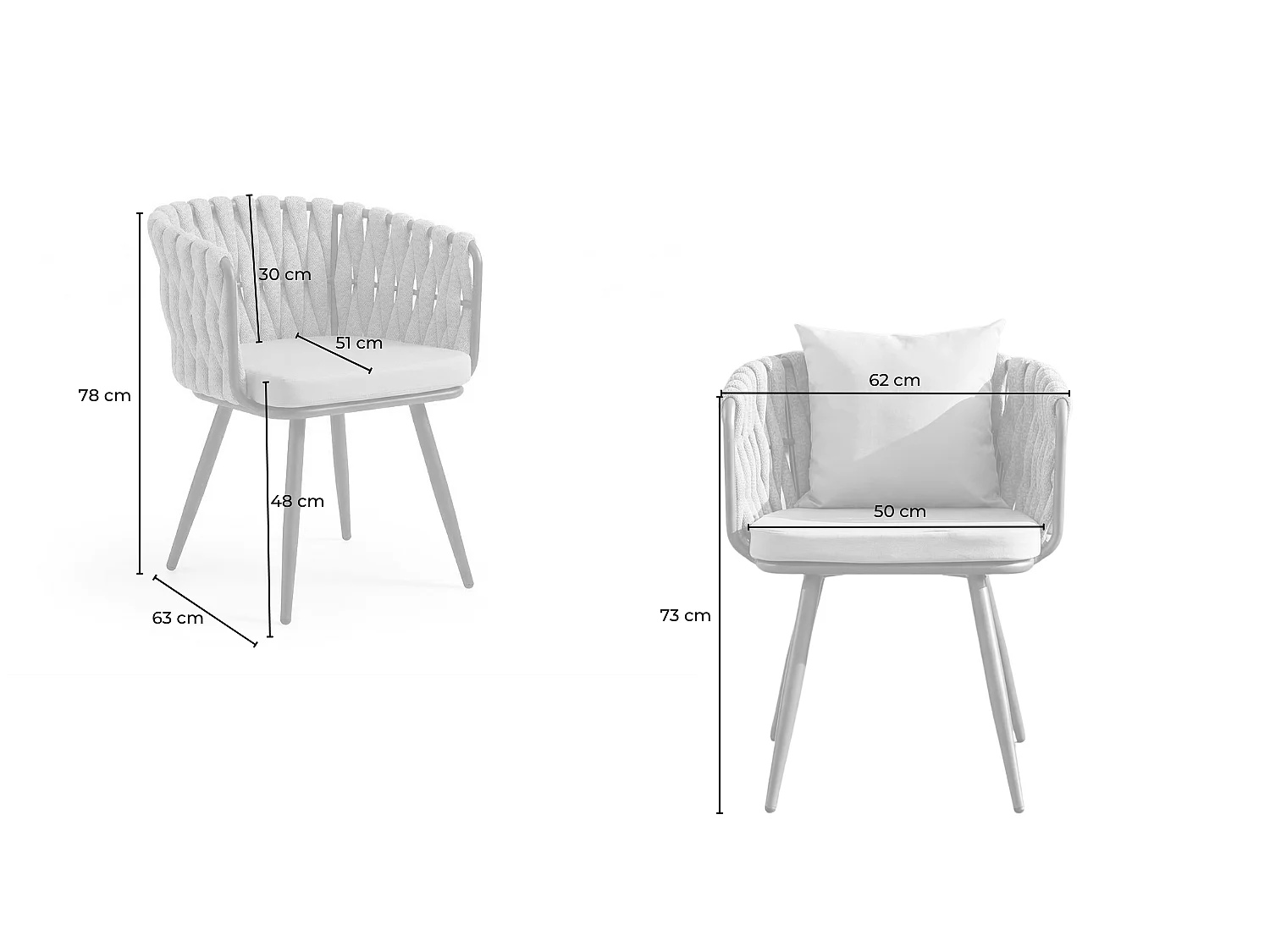 Set - Grau Keramik, Kunststoff - LUSHA