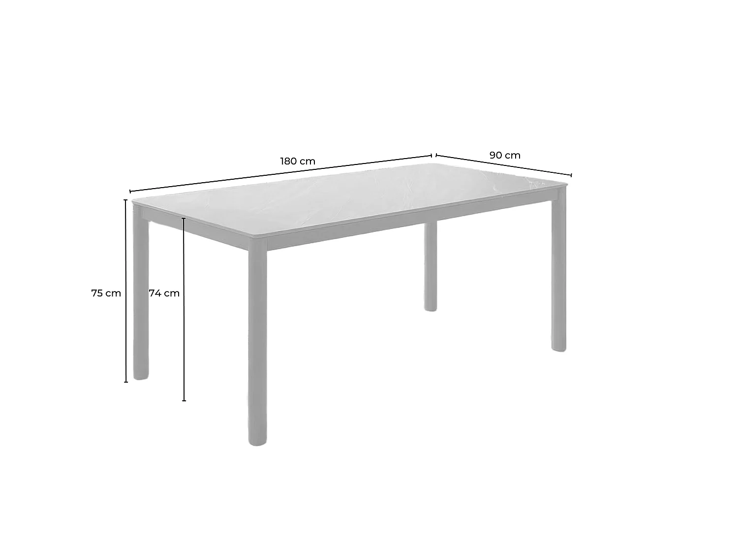 Set - Grau Flachgewebe, Keramik - INDUS