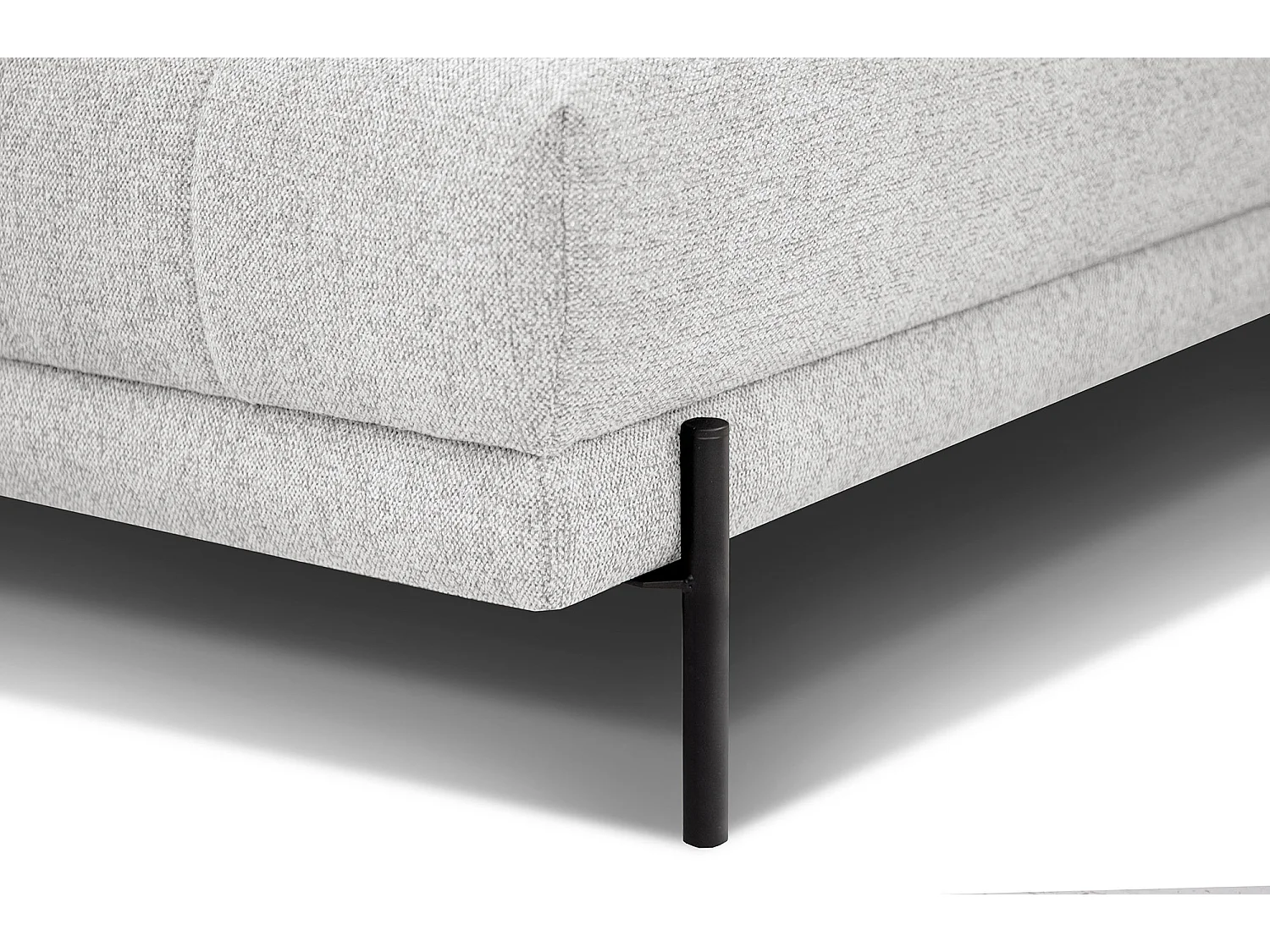 AVENA Ecksofa 5-Sitzer mit verstellbare Kopfstützen, creme