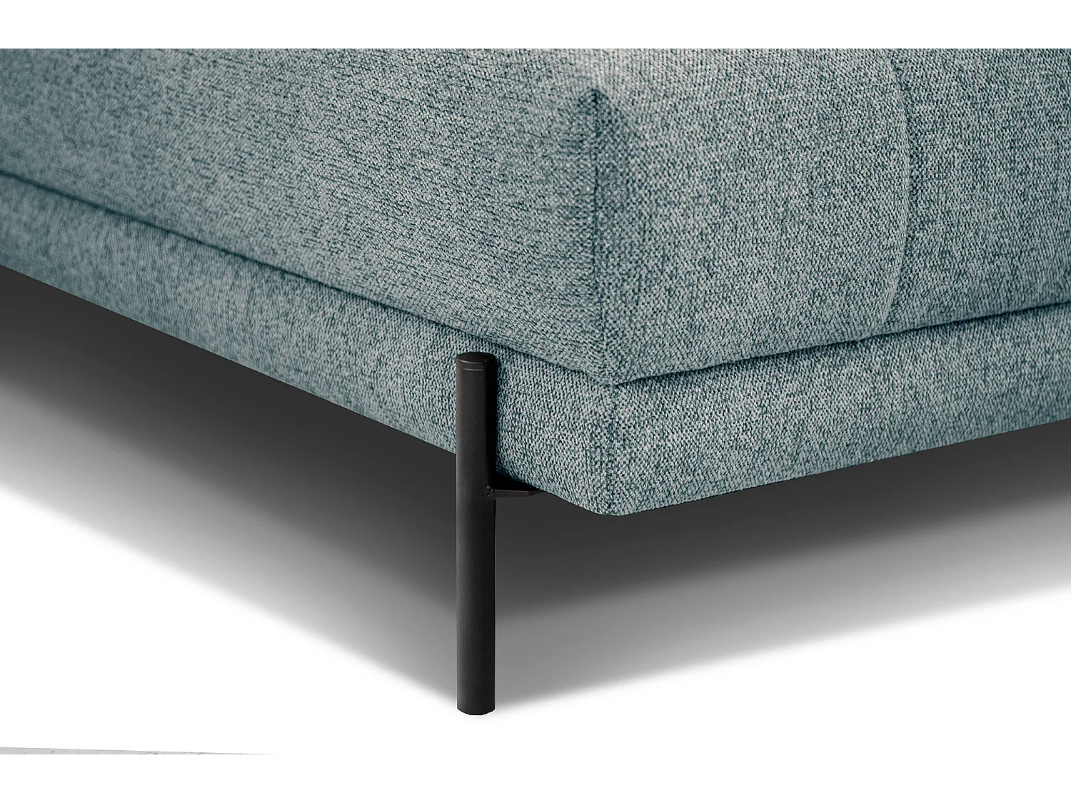 AVENA Ecksofa 5-Sitzer links mit verstellbare Kopfstützen, mint
