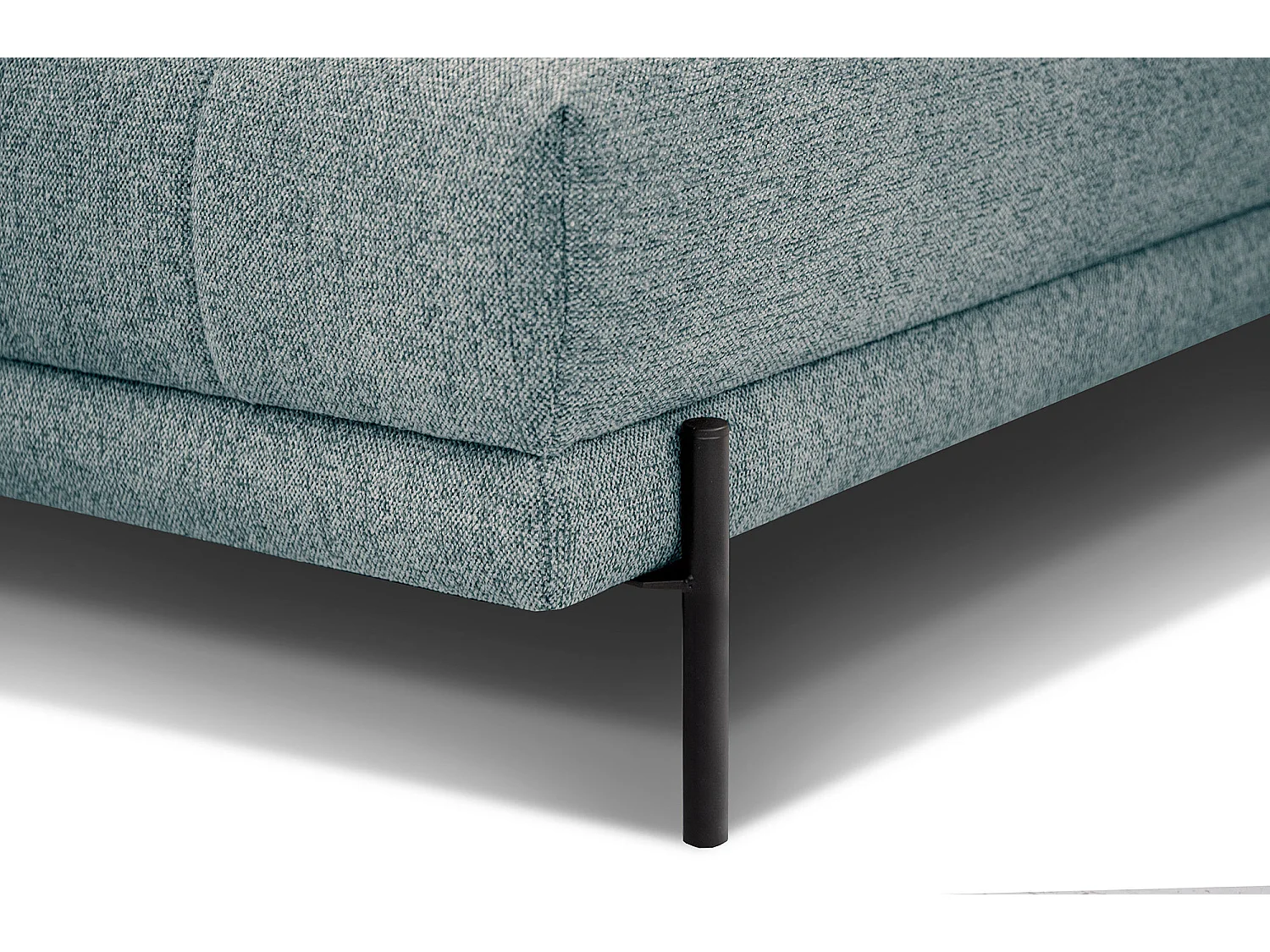 AVENA Ecksofa 5-Sitzer rechts mit verstellbare Kopfstützen, mint