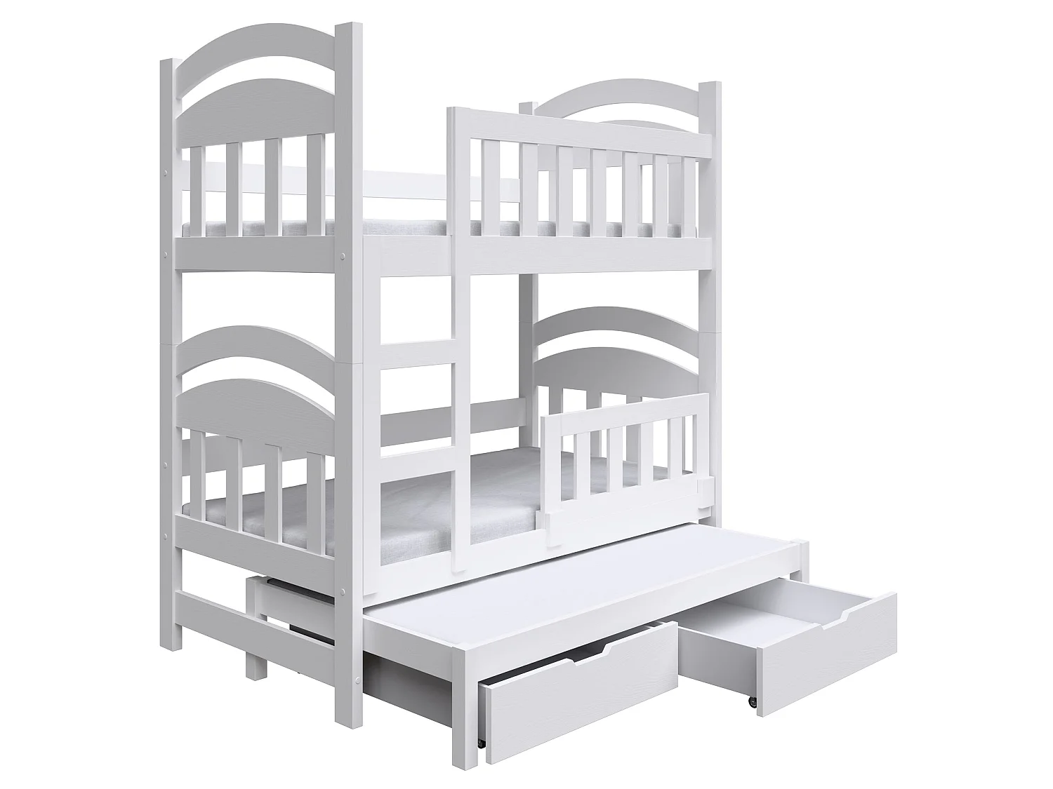 Stapelbed voor 3 personen, 75x180 cm – Dopio