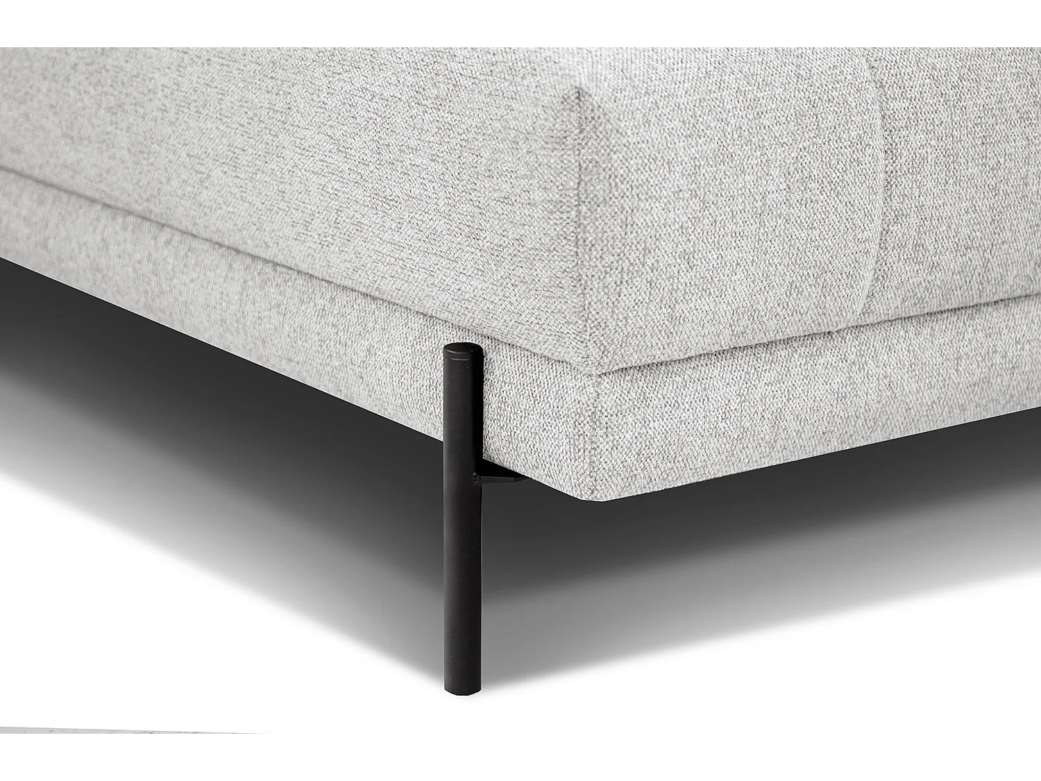 AVENA Ecksofa 5-Sitzer mit verstellbare Kopfstützen, creme