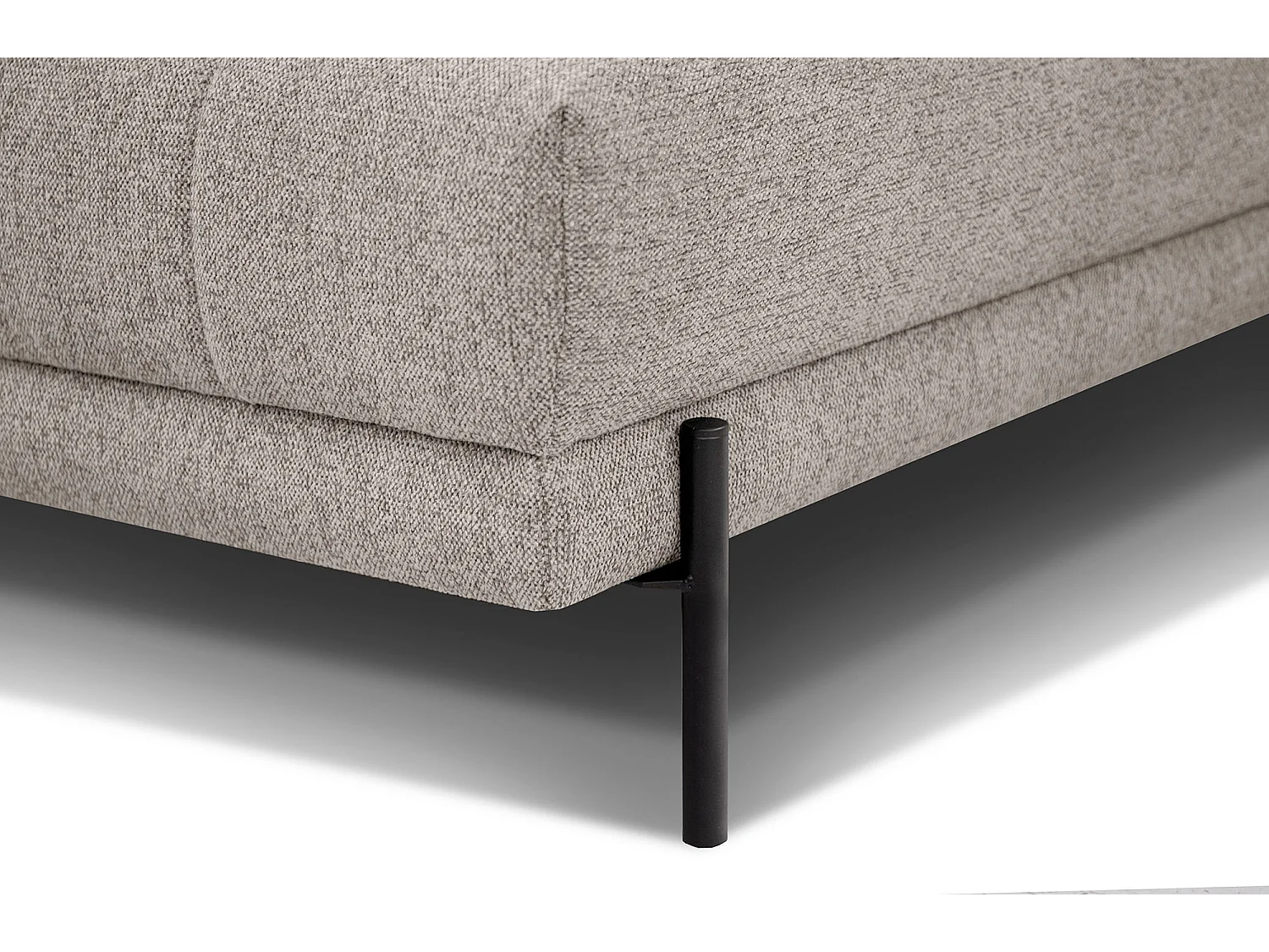 AVENA Ecksofa 5-Sitzer rechts mit verstellbare Kopfstützen, taupe