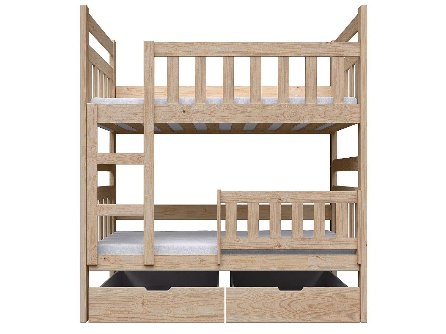 Stapelbed, grenen, 80x185 cm – Dromi