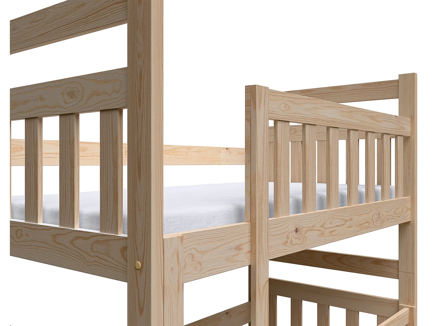 Stapelbed, grenen, 80x185 cm – Dromi
