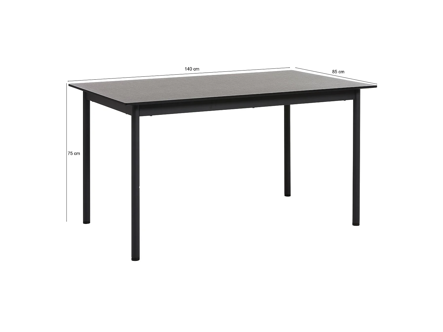Table à manger - 140 cm - Chêne - Mogest