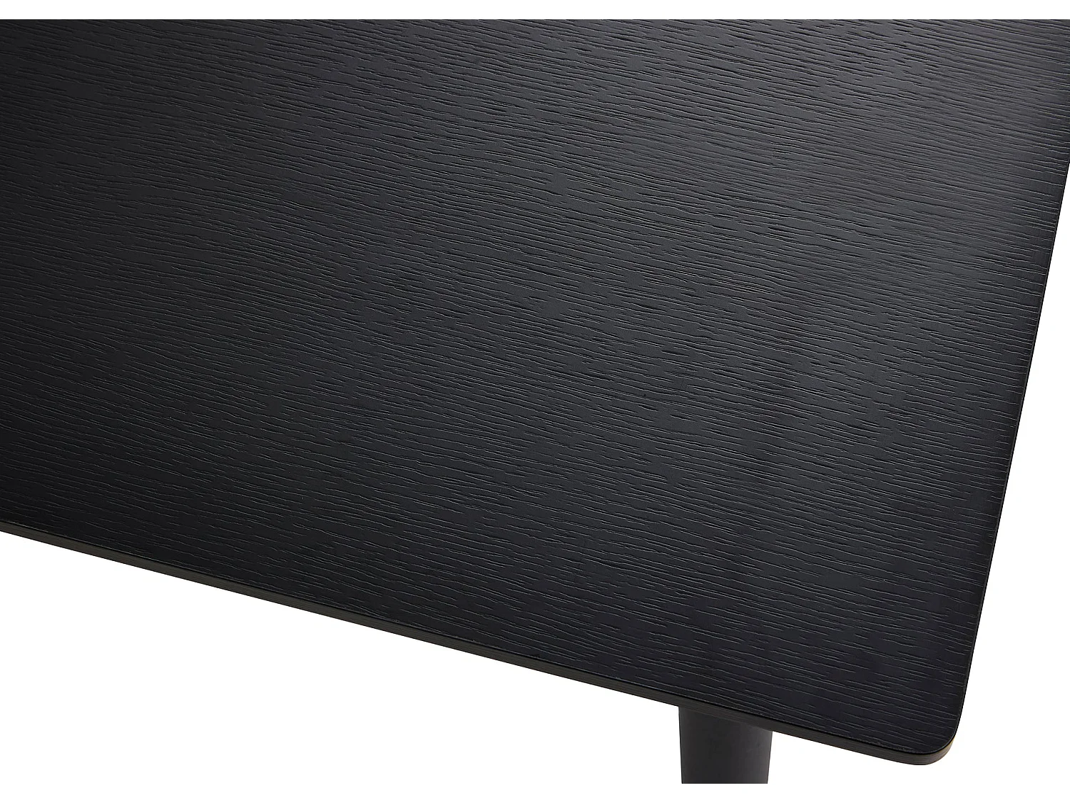 Eettafel, zwart eiken, 140 cm – Mogest