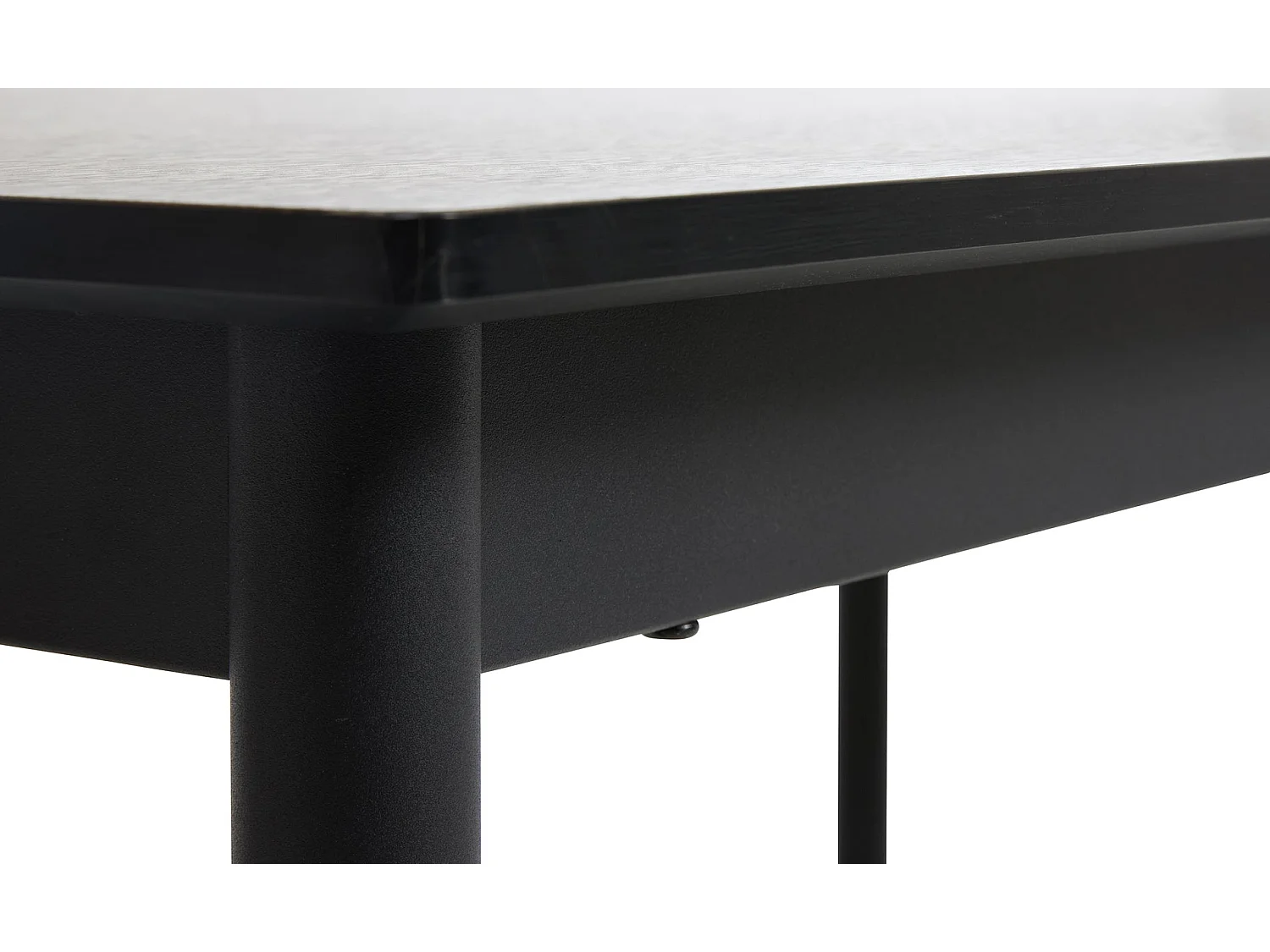 Eettafel, zwart eiken, 140 cm – Mogest