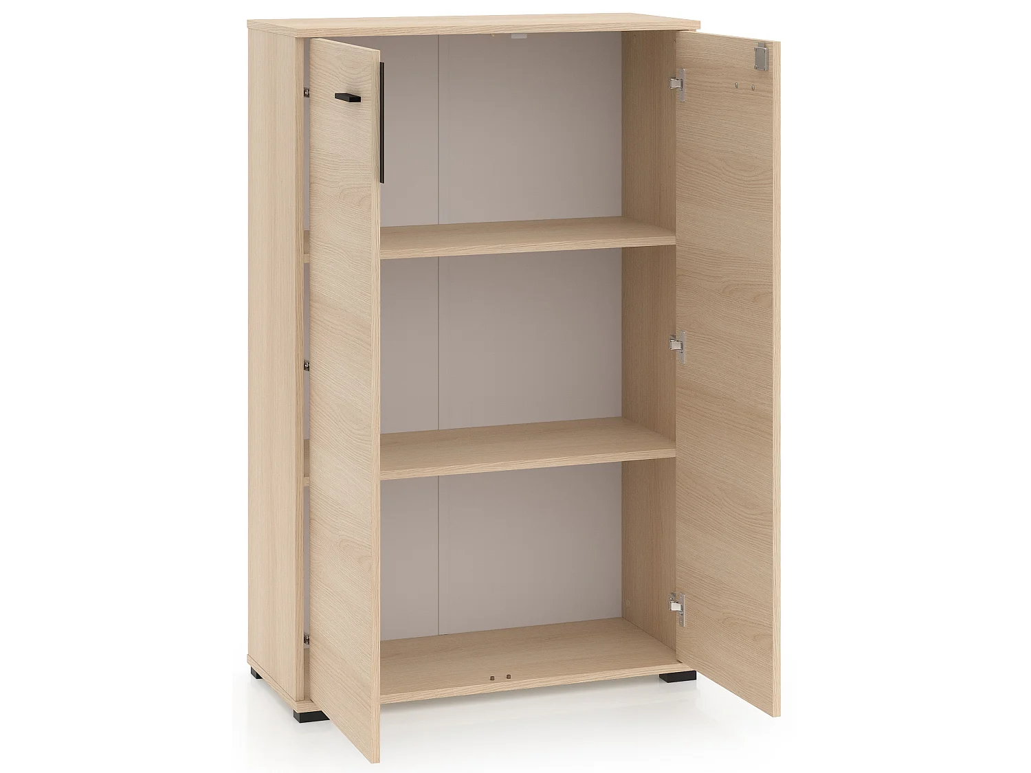 Cómoda alta - 79 cm - efecto roble - Odelis
