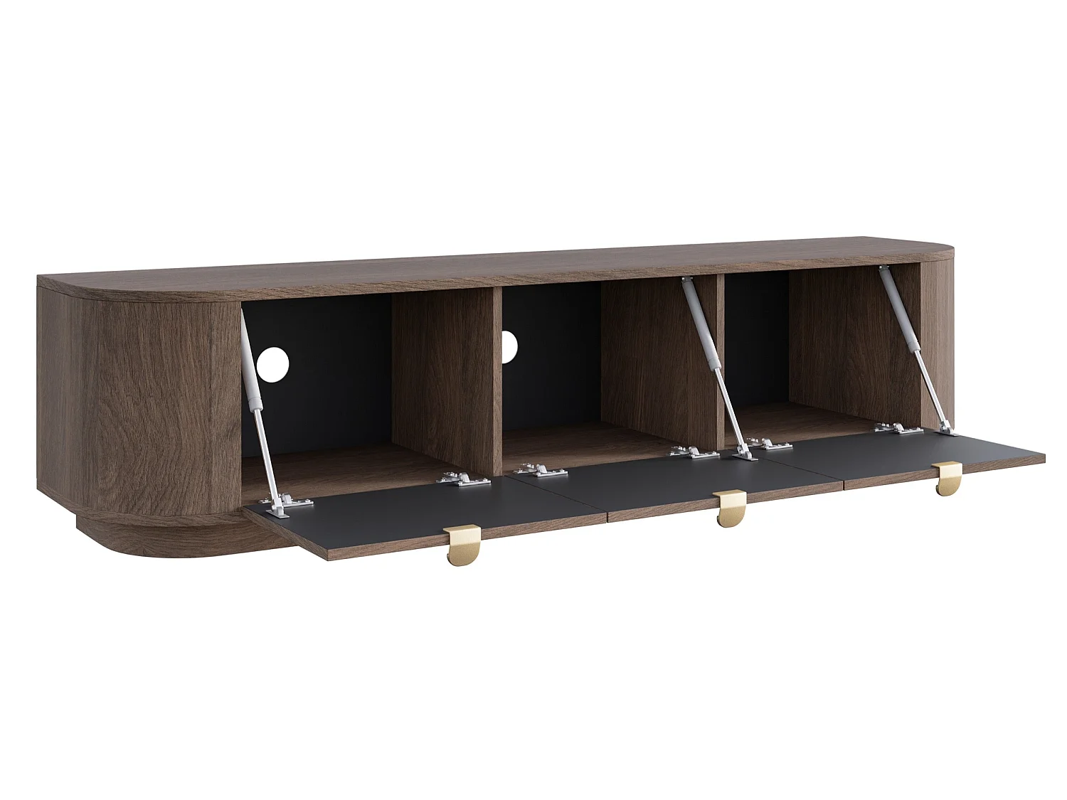 TV-Lowboard, Eichenholzoptik, 175 cm - Coru