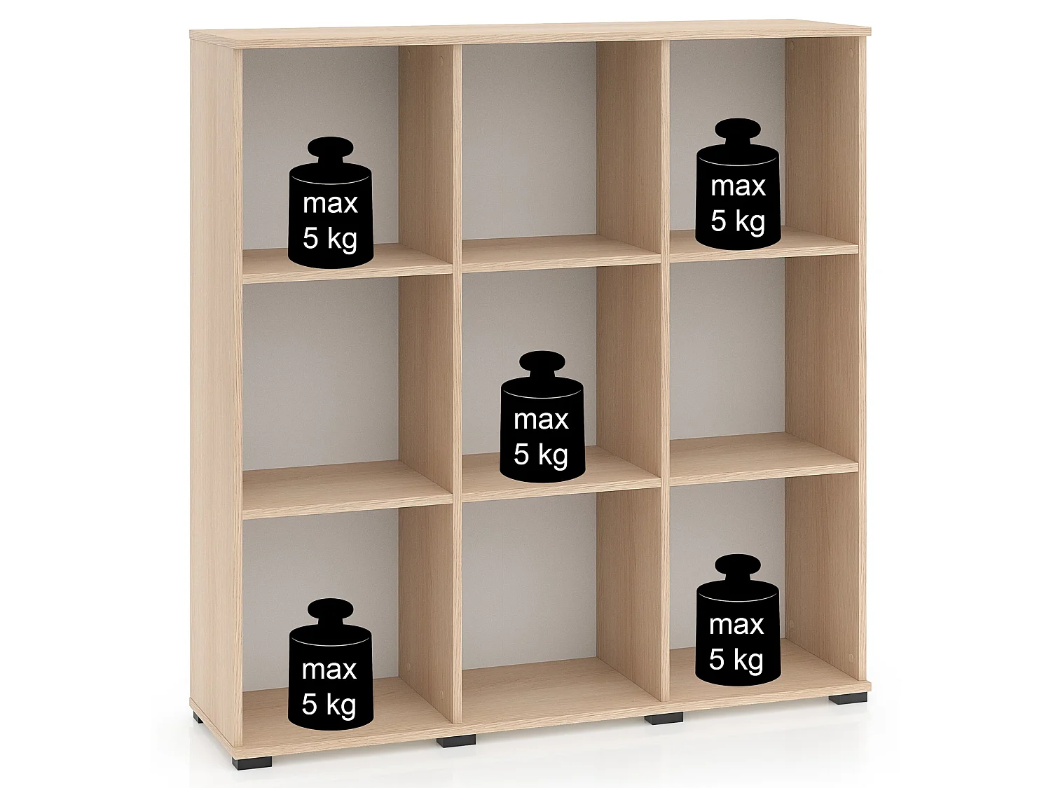 Étagère - 119 cm - Chêne - Odelis
