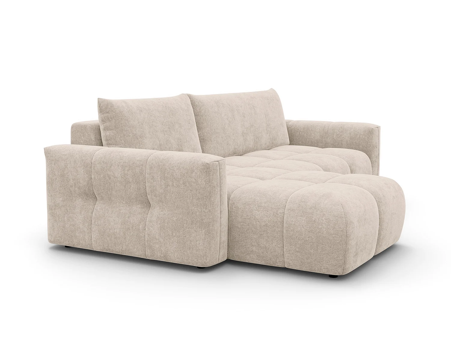 CANAPÉ D'ANGLE VERONA 4 places gauche, tissu beige