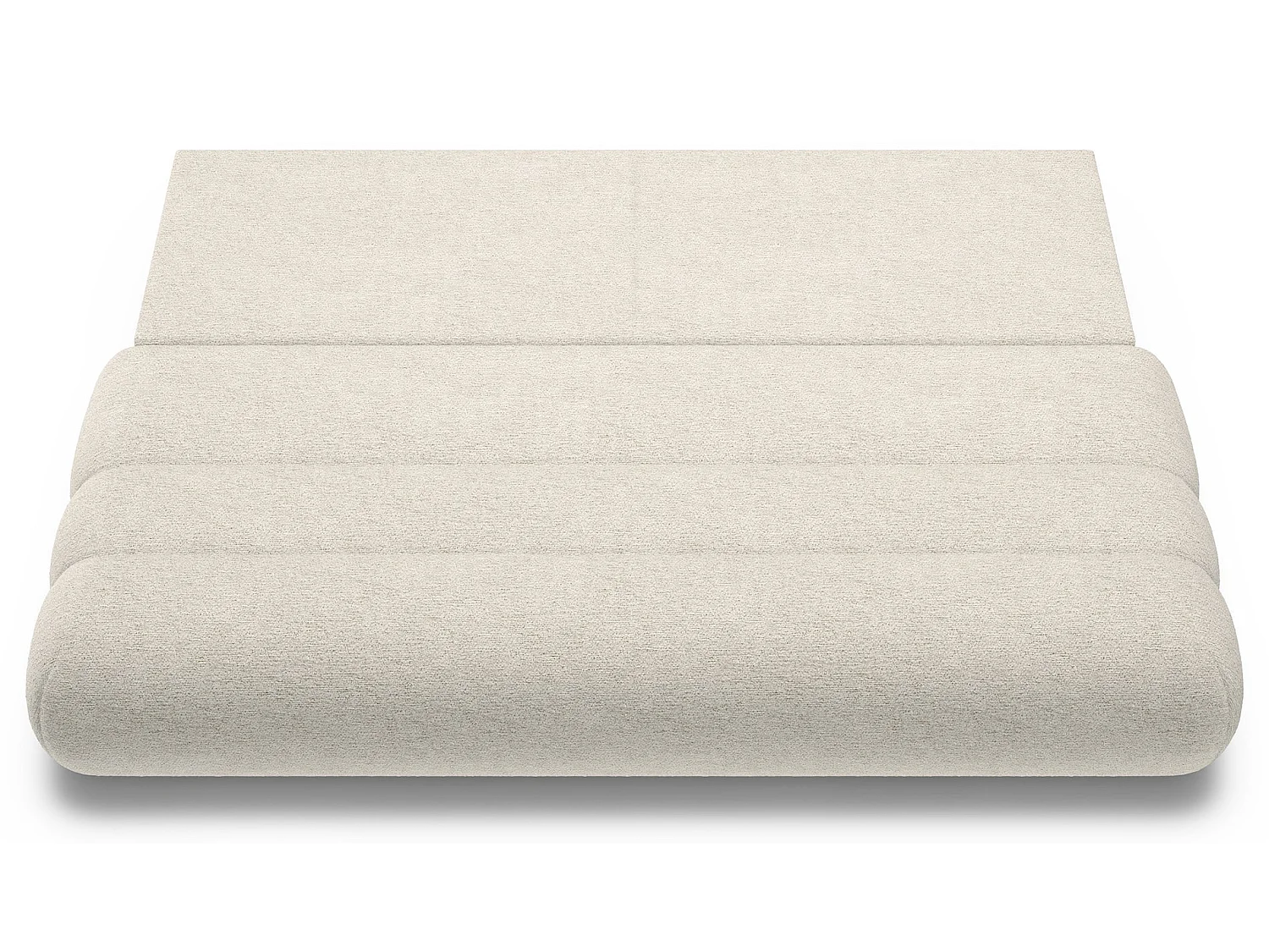 Schlafsofa, Hellbeige Chenille, 214 cm - Arione