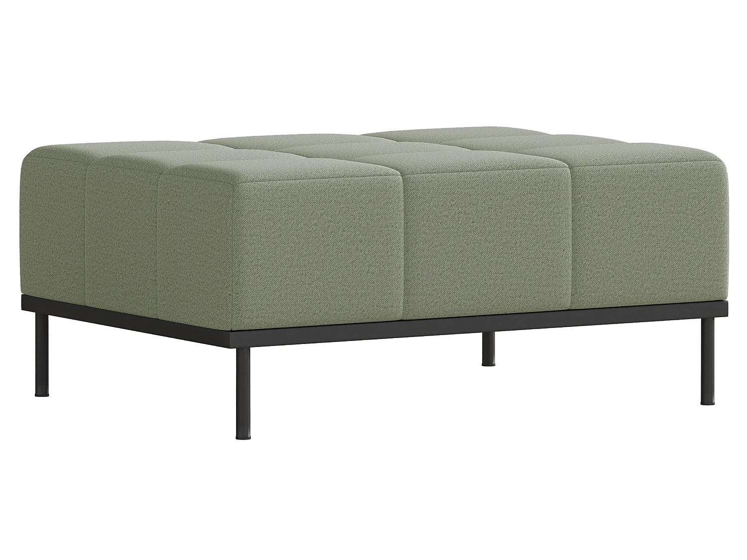Canapé - 224 cm - maille Vert sauge - Skilia