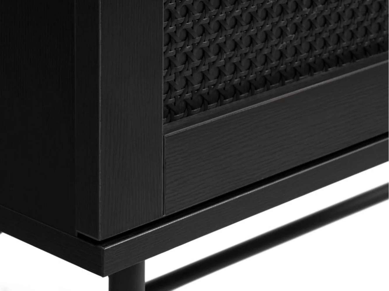 Table de chevet - 45 cm - Noir - Mogest