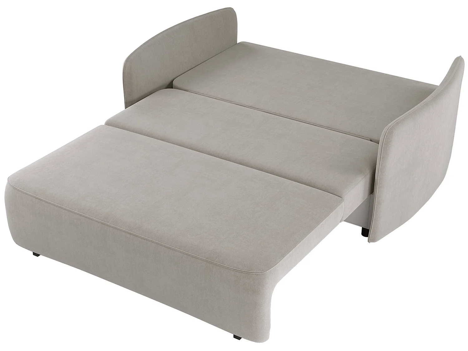 Slaapbank, 165 cm – Paxi, chenille stof
