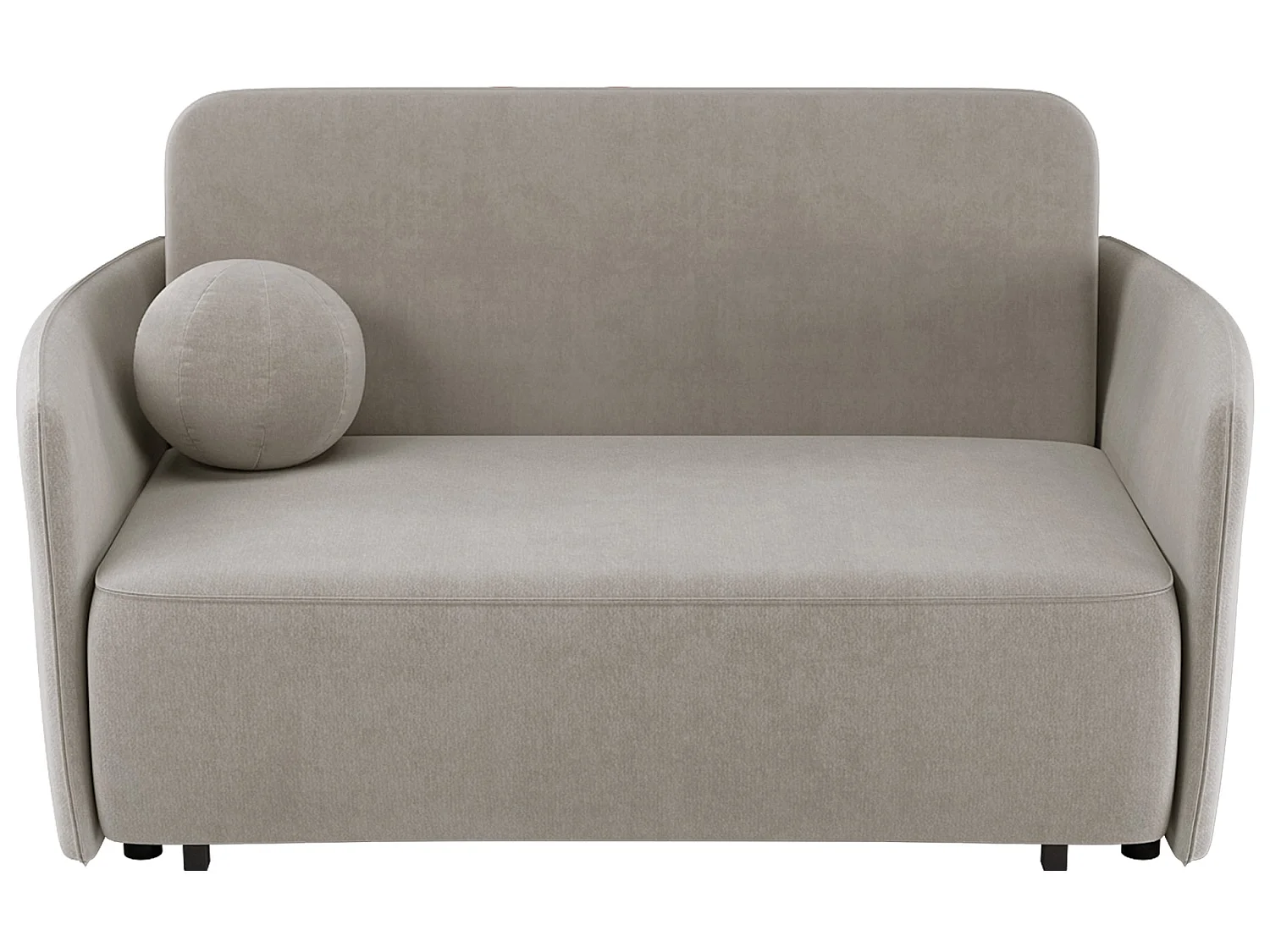 Slaapbank, 165 cm – Paxi, chenille stof
