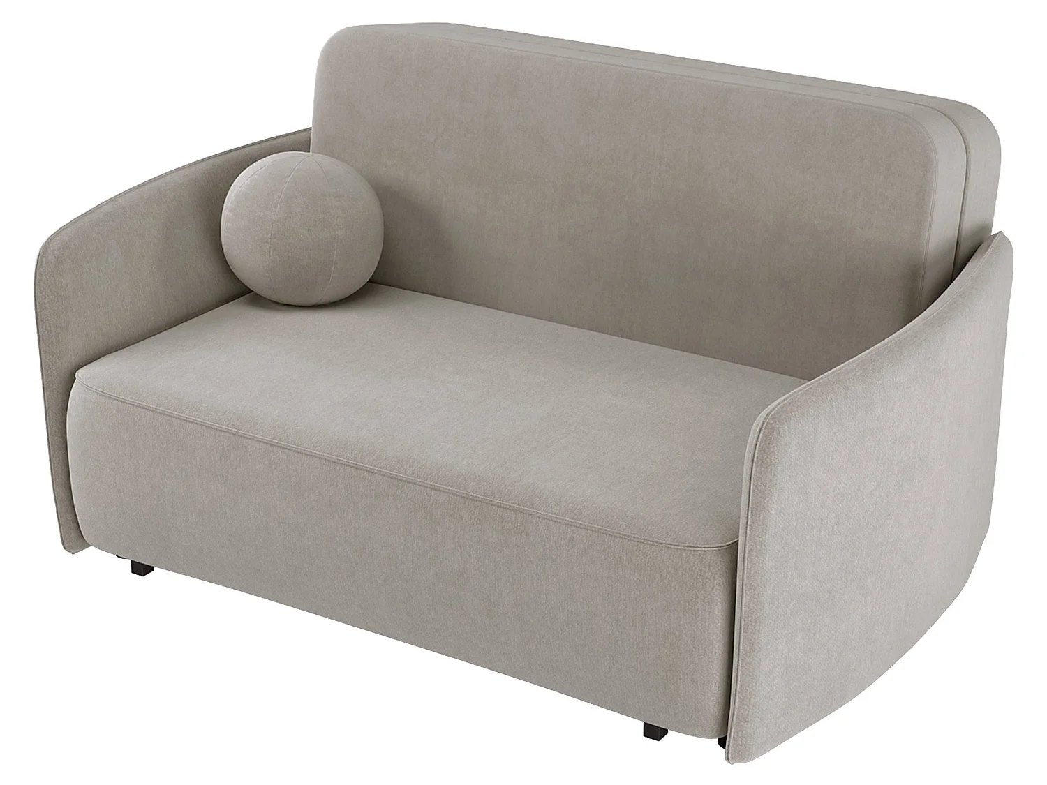 Slaapbank, 165 cm – Paxi, chenille stof