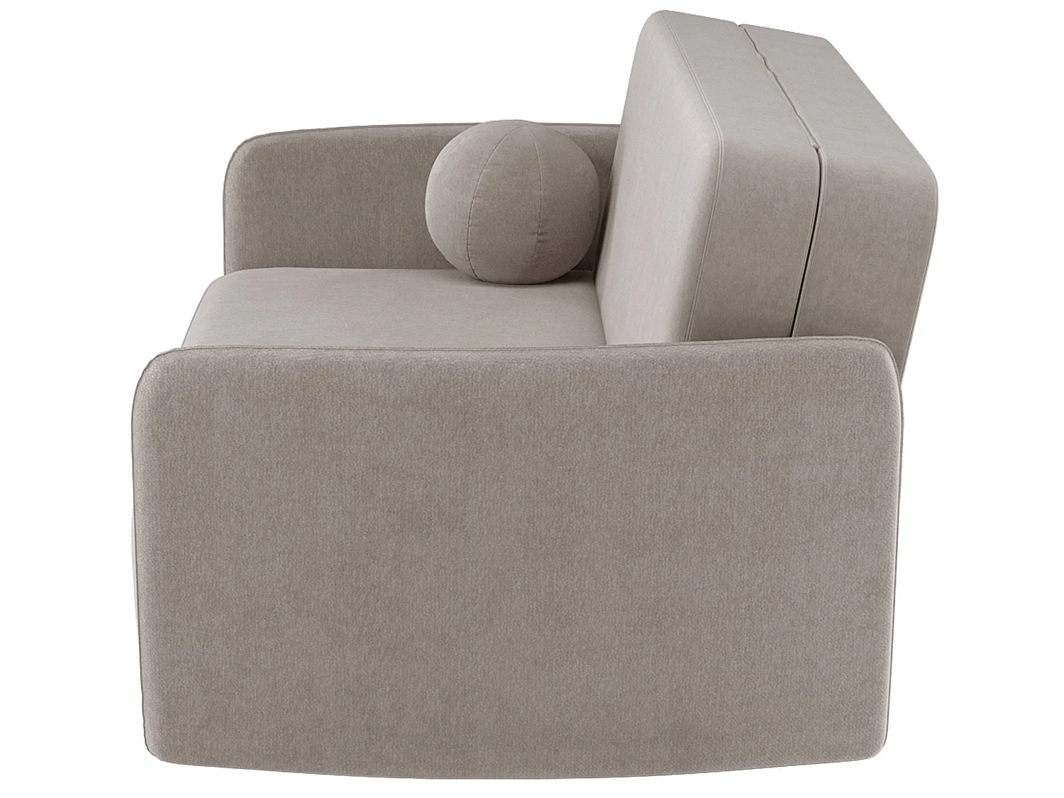 Slaapbank, 165 cm – Paxi, chenille stof