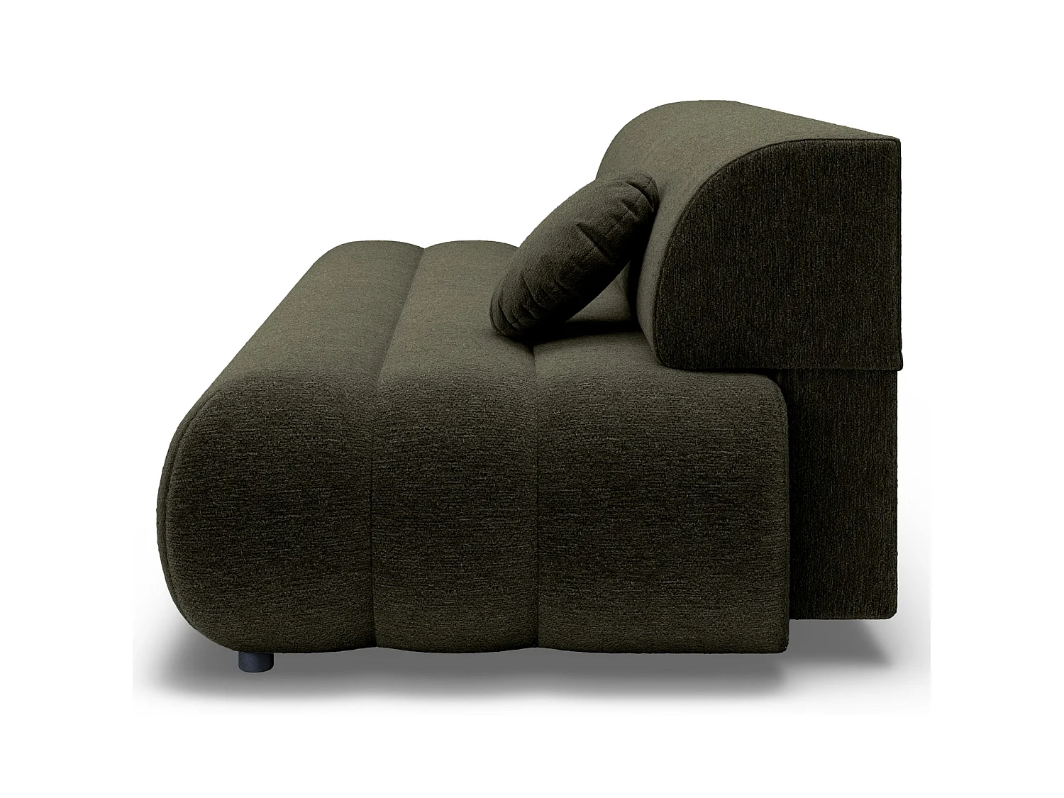 Canapé - 214 cm - Chenille Vert - Arione