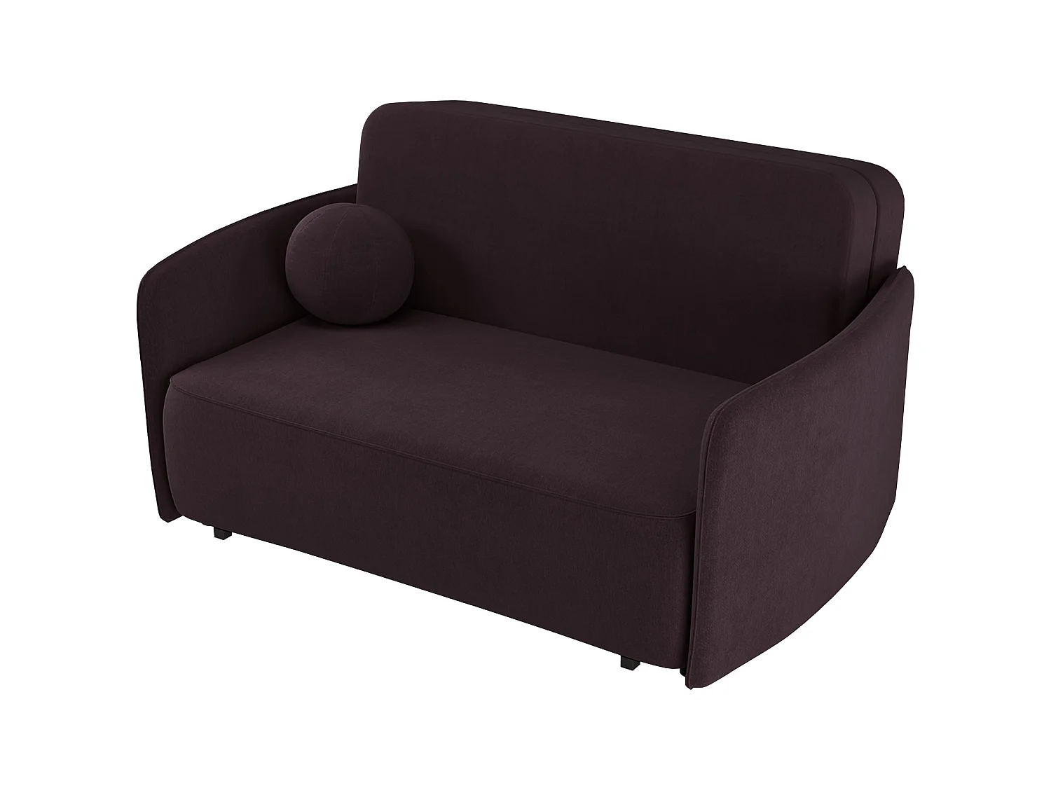 Slaapbank, 165 cm – Paxi, chenille stof