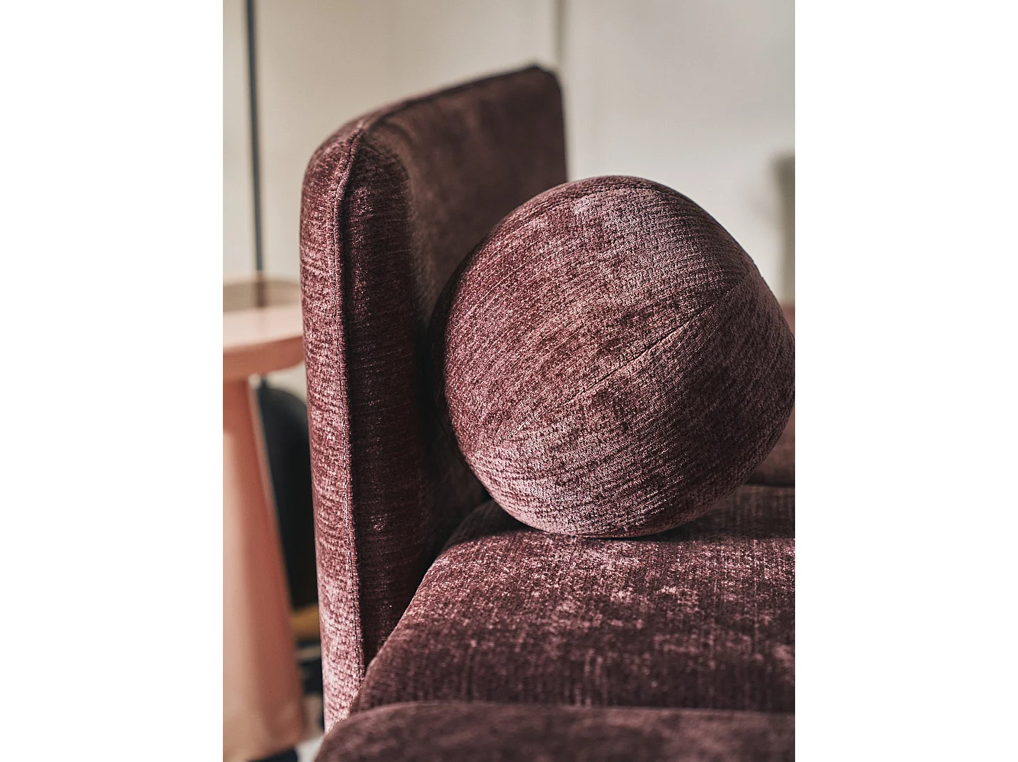 Slaapbank, 165 cm – Paxi, chenille stof