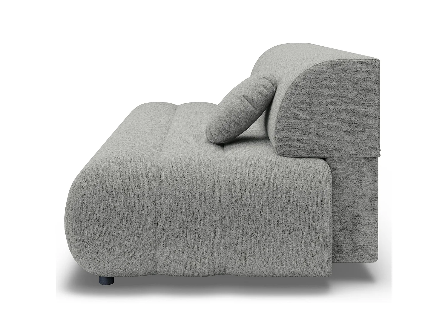 Canapé - 214 cm - Chenille Gris clair - Arione