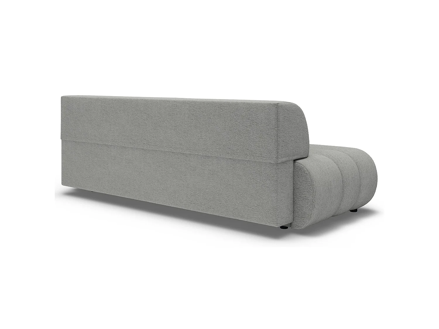 Canapé - 214 cm - Chenille Gris clair - Arione