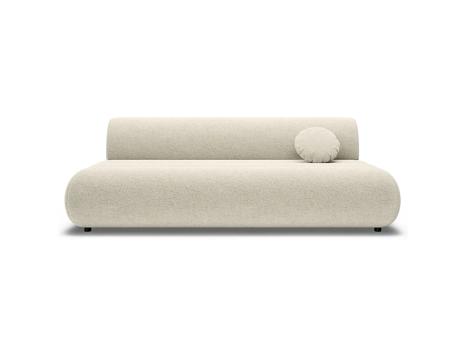 Canapé - 214 cm - Chenille Crème - Arione