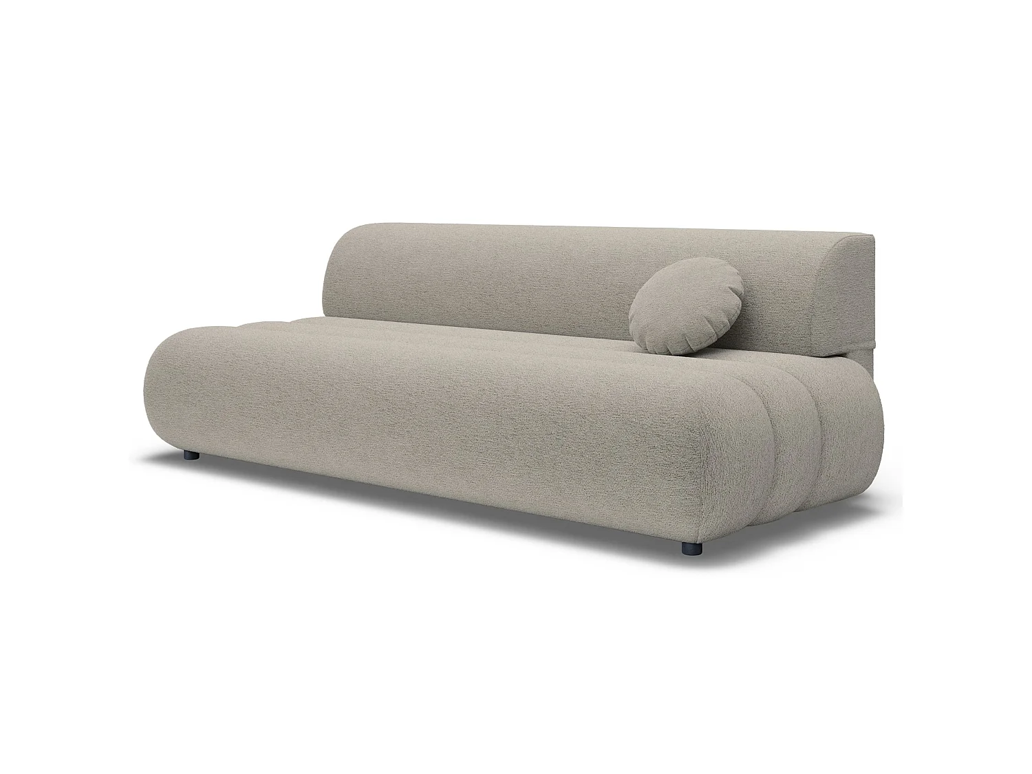 Canapé - 214 cm - Chenille Grėge - Arione