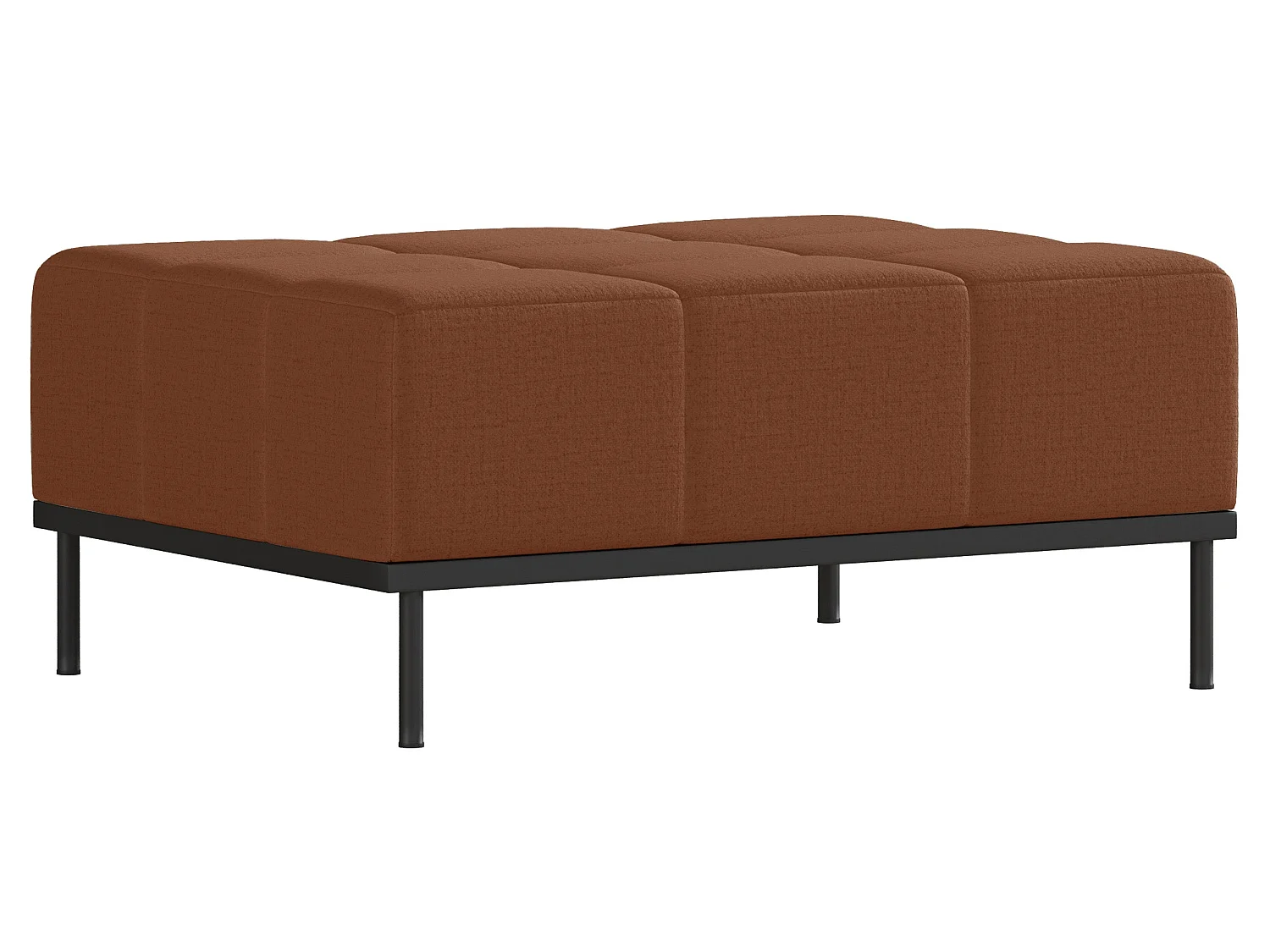 Canapé - 224 cm - Chenille Cuivre - Skilia