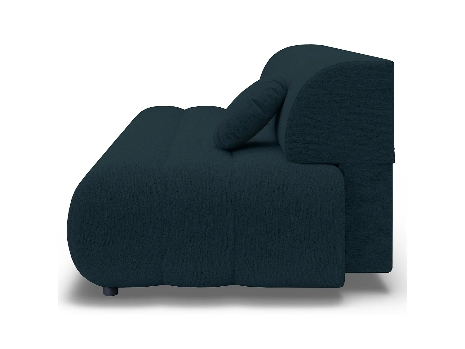 Canapé - 214 cm - chenille bleu - Arione