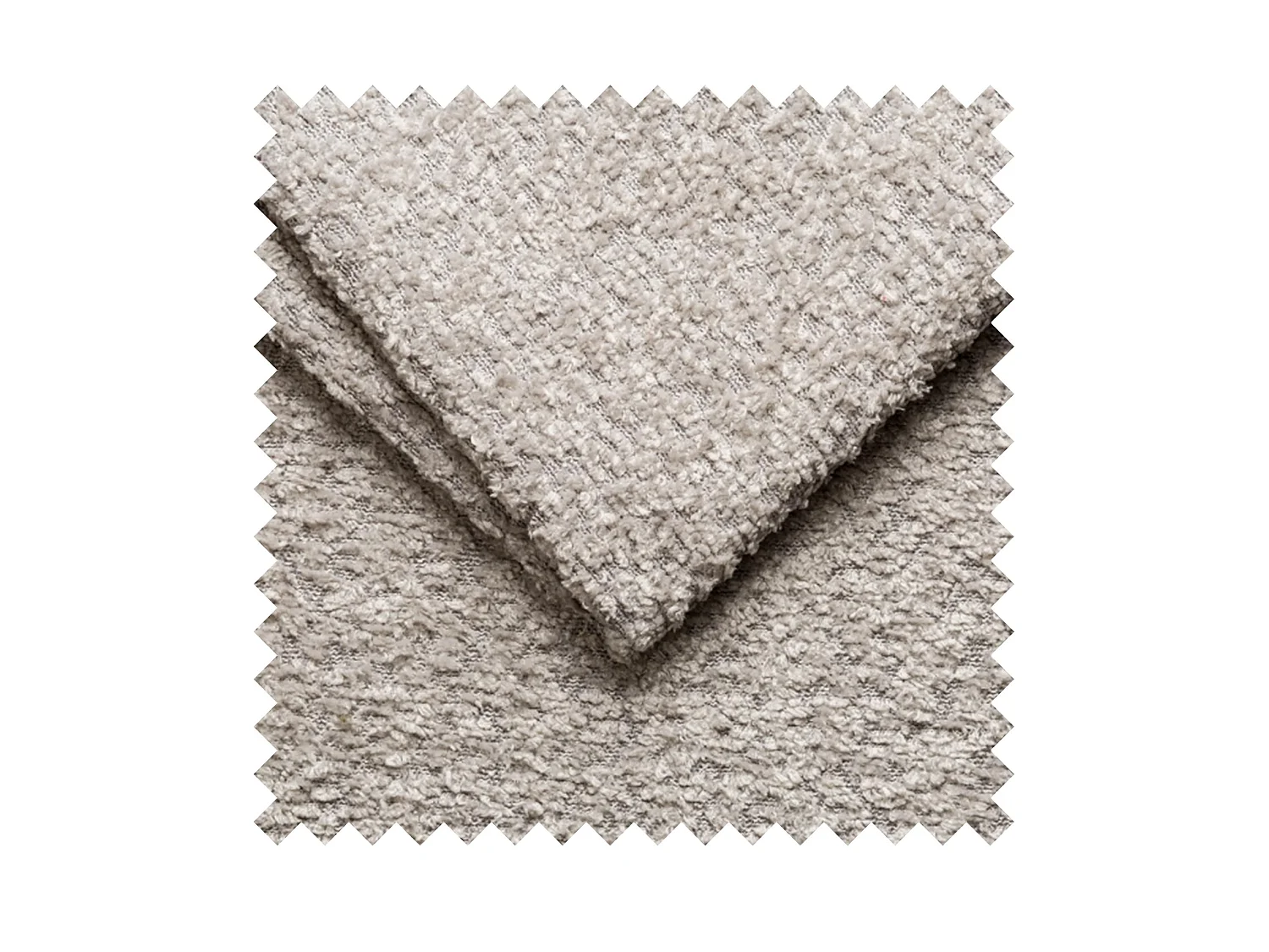 Canapé d'angle - 278 cm - Bouclé Gris clair - Novals