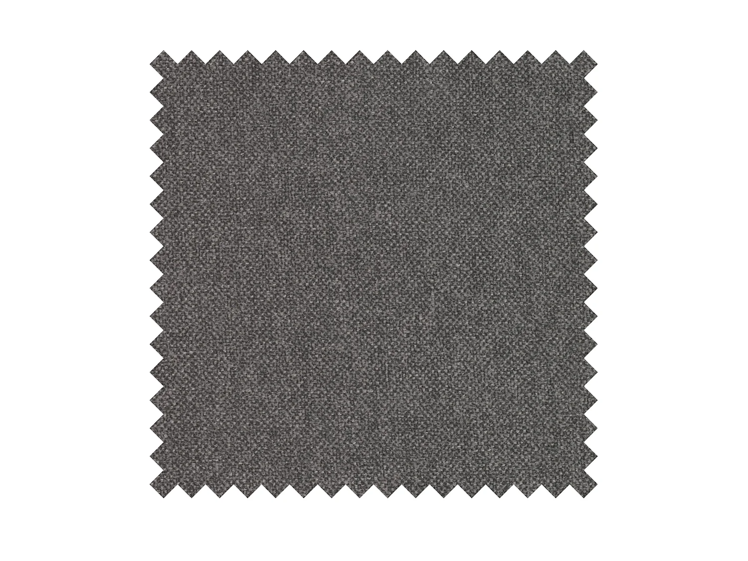 Poef 1-zits, donkergrijs, 100 cm – Ovo, chenille stof