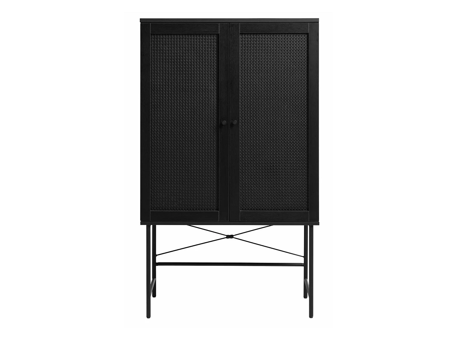 Hoge commode, zwart, 80 cm – Mogest