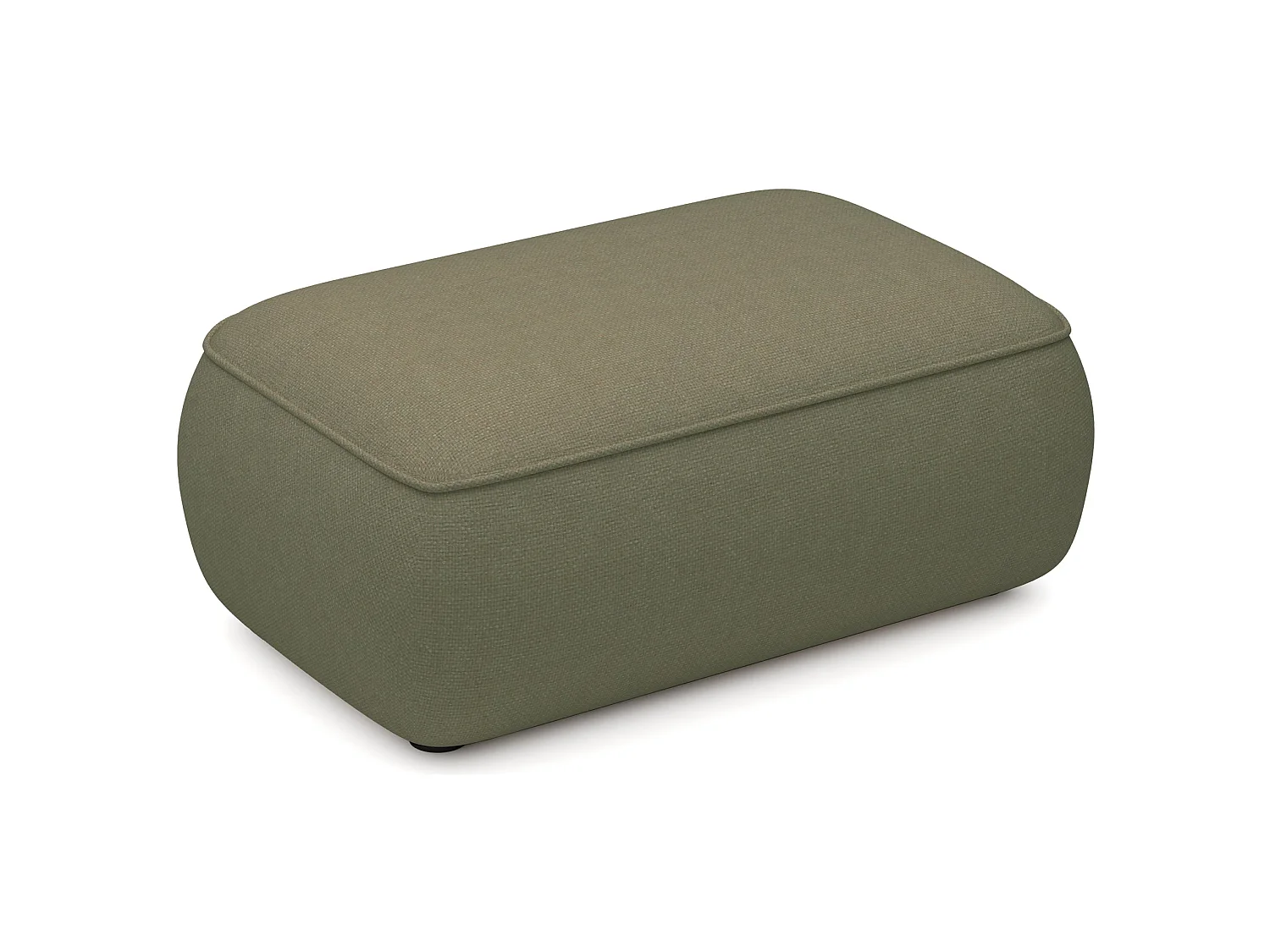 Poef 1-zits, 100 cm – Ovo, chenille stof