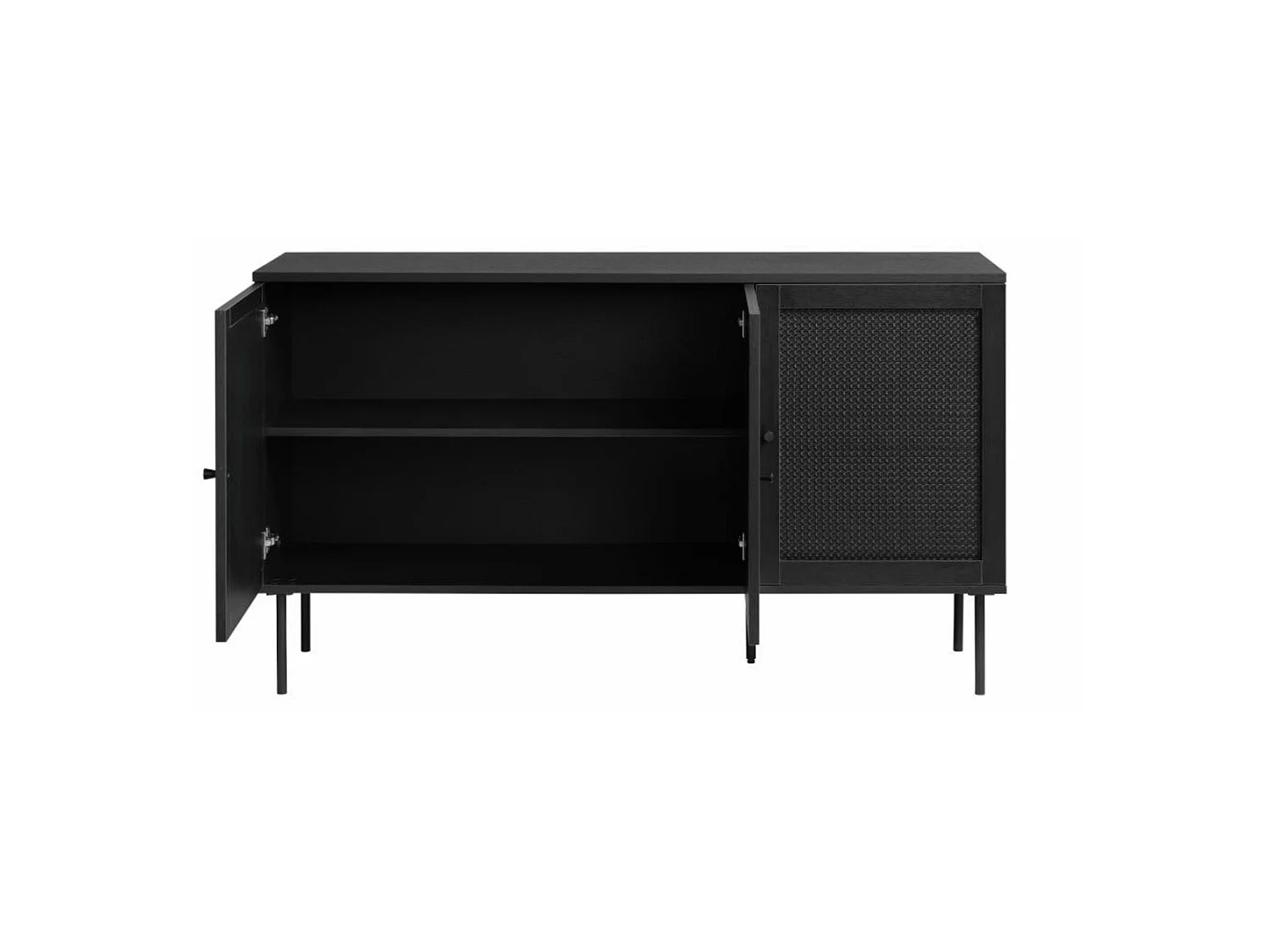 Buffet - 140 cm - Noir - Mogest