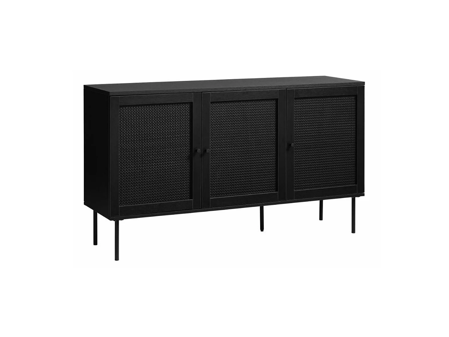 Buffet - 140 cm - Noir - Mogest