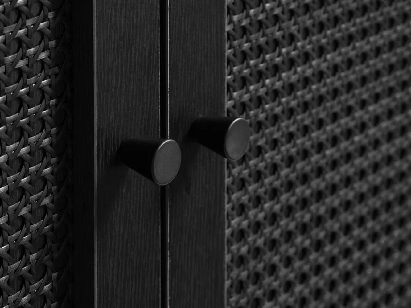 Buffet - 140 cm - Noir - Mogest