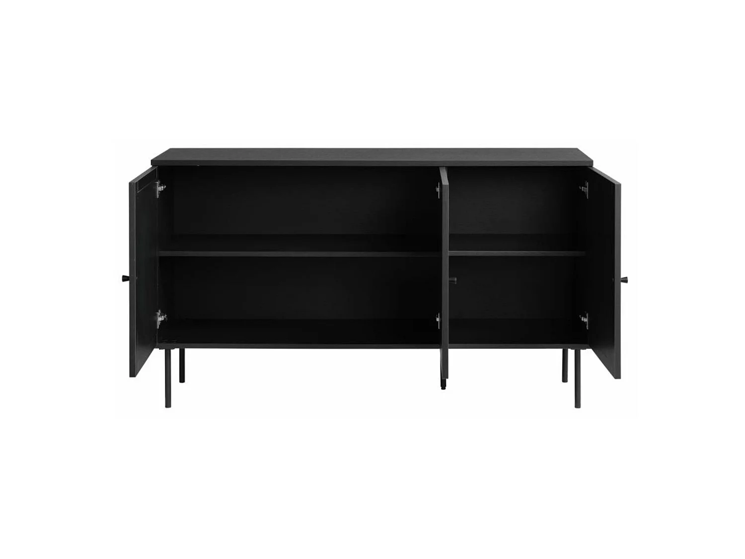 Buffet - 140 cm - Noir - Mogest