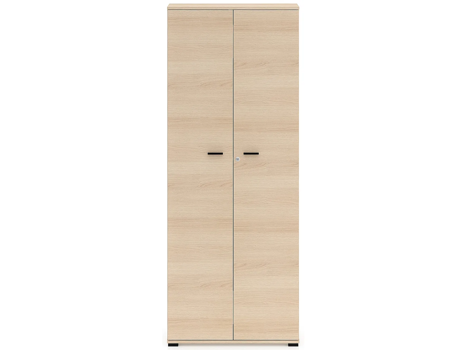 Kleiderschrank 2-türig, Eichenholzoptik, 79 cm - Odelis