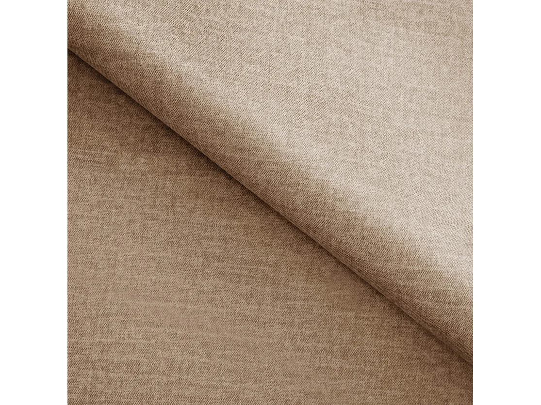 FURNISTAR Gestoffeerd bed BEA I met opbergruimte 180x200 |Tweepersoonsbed met opbergruimte|Lattenbodem|Boxspring-look|zonder matras - Donkerbeige