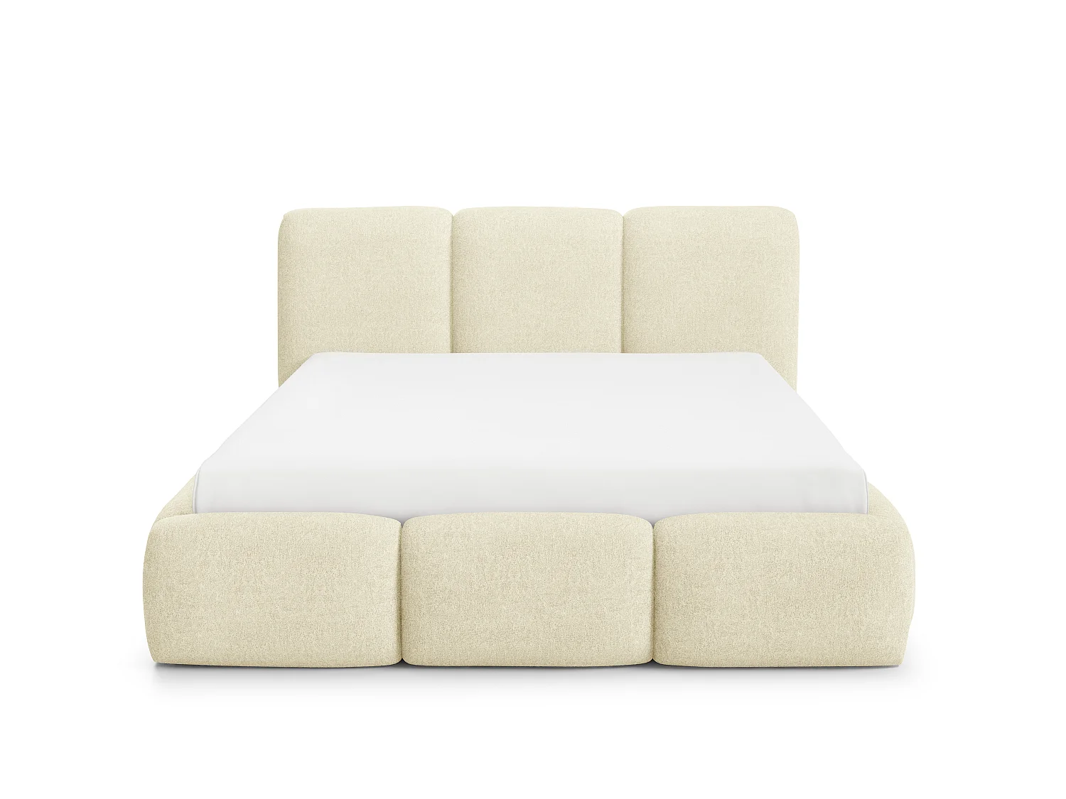 FURNISTAR Gestoffeerd bed BOVA 160x200 cm met opbergruimte|Lattenbodem|Tweepersoonsbed|Boxspring-look-Donkergrijs