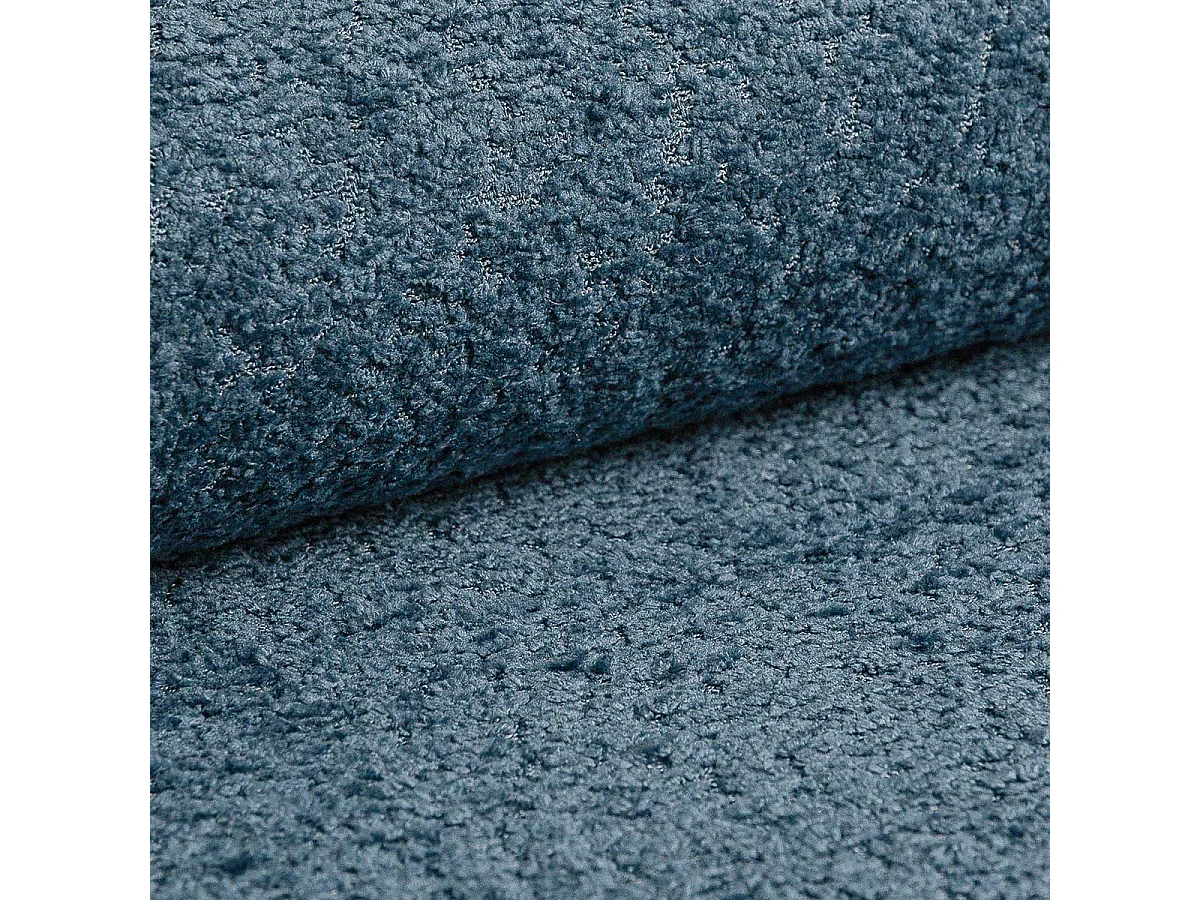 FURNISTAR Gestoffeerd bed SOFIA 140x200 met opbergruimte|Bubble|Tweepersoonsbed|Lattenbodem|Boxspring-look|zonder matras-Hemelsblauw